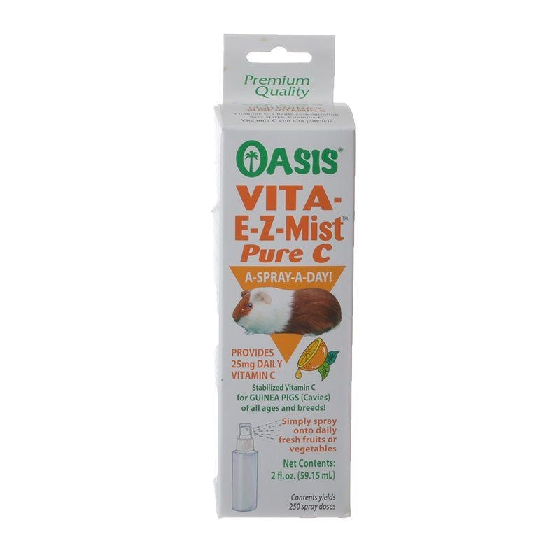 Oasis Vita E-z-mist Pure C Spray For Guinea Pigs - 2 Oz (250 Sprays)