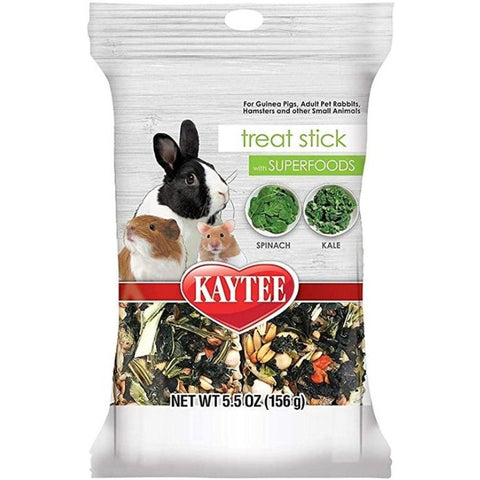 Kaytee Superfoods Small Animal Treat Stick - Spinach & Kale - 5.5 Oz