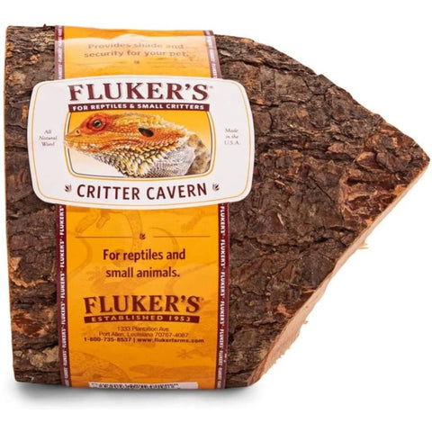 Flukers Critter Cavern For Reptiles And Small Animals - X-large (8"l X 8"w X 4"h)