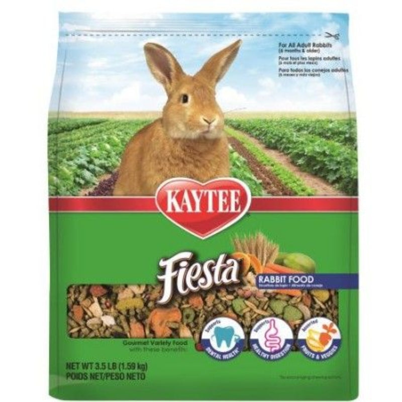 Kaytee Fiesta Gourmet Variety Diet - Rabbit - 6.5 Lbs