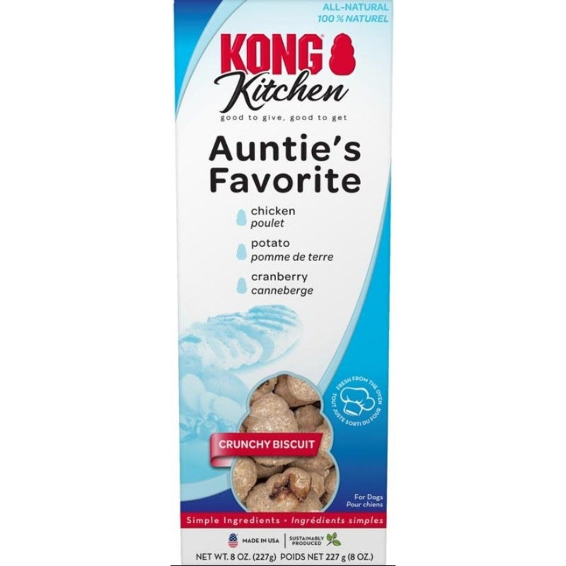 Kong Kitchen Aunties Favorite Dog Treat - 8 Oz