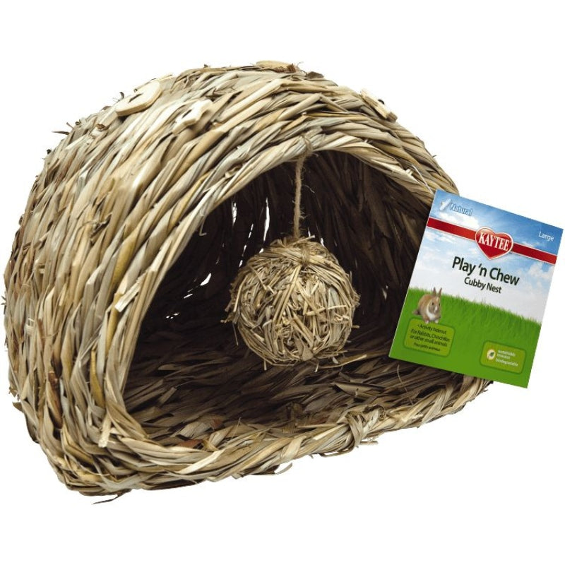 Kaytee Play 'n Chew Cubby Nest - Large 1 Count