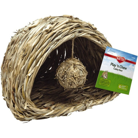 Kaytee Play 'n Chew Cubby Nest - Large 1 Count