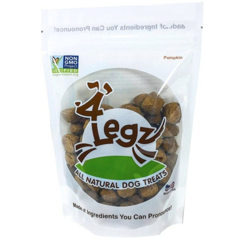 4legz Organic Pumpkin Crunchy Dog Cookies - 7 Oz