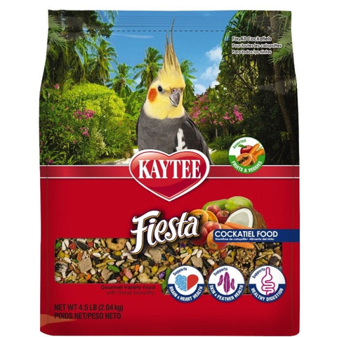 Kaytee Fiesta Max - Cockatiel Food - 4.5 Lbs