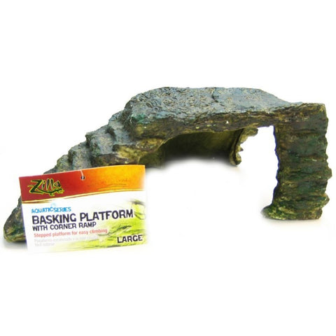 Zilla Corner Cave/basking Platform - Large (10.5"l X 8.75"w X 4"h)