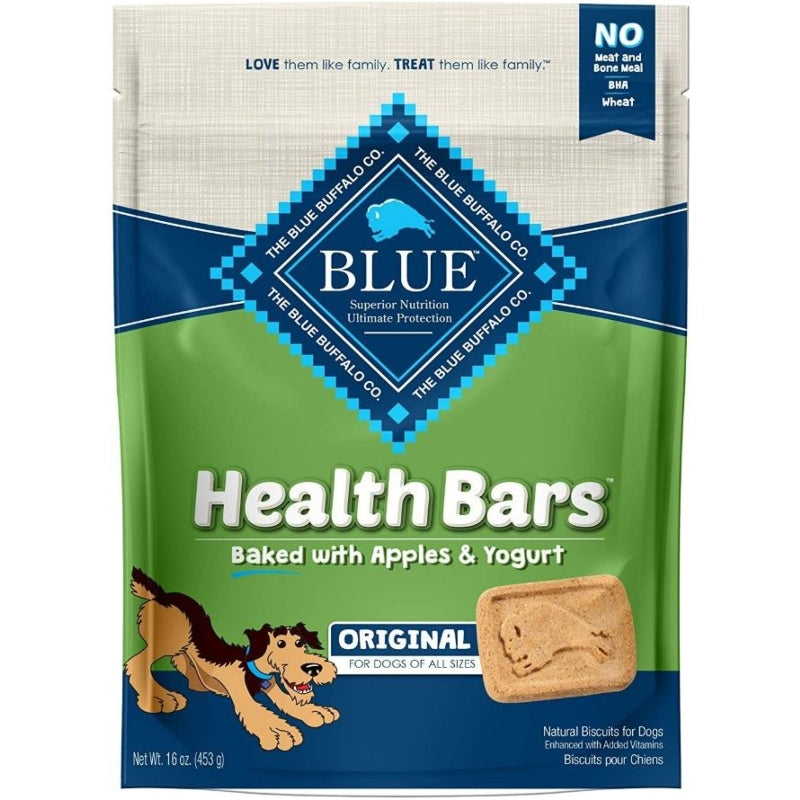 Blue Buffalo Health Bars Dog Biscuits - Baked With Apples & Yogurt - 16 Oz