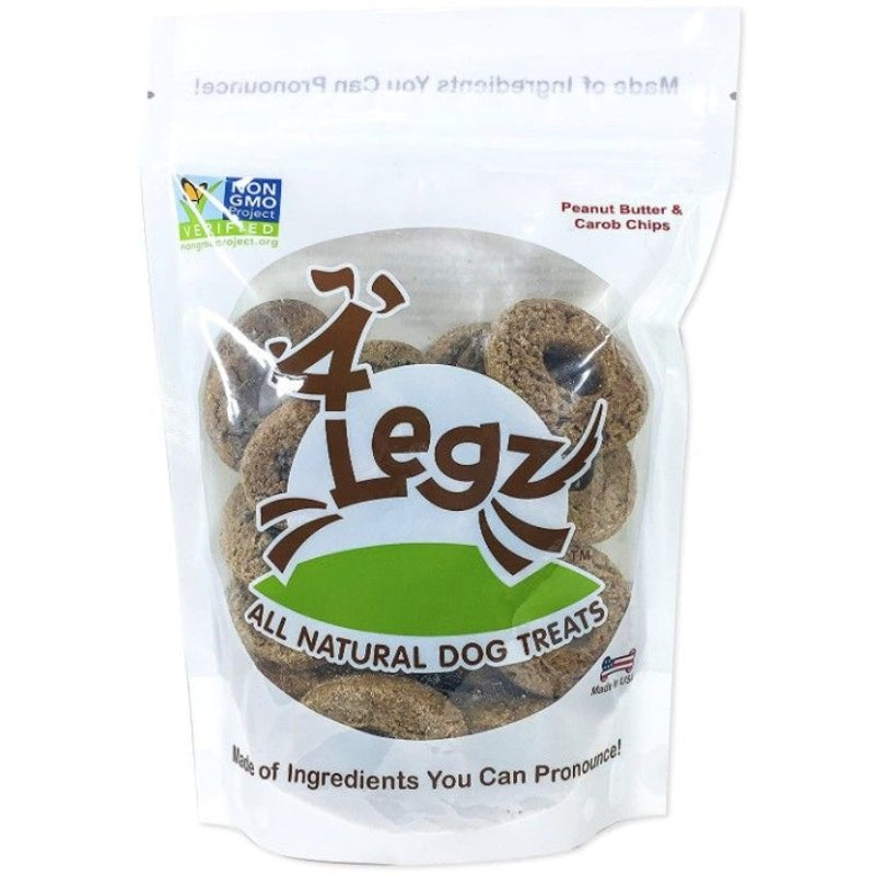 4legz Ode 2 Odie Peanut Butter And Carob Chips For Dogs - 7 Oz