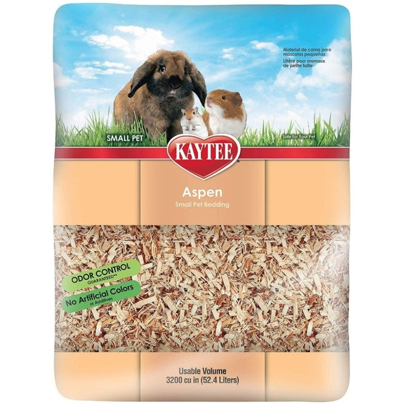 Kaytee Aspen Small Pet Bedding & Litter - 1 Bag - (1,250 Cu. In. Expands To 3,200 Cu. In.)