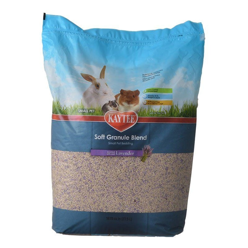 Kaytee Soft Granule Blend Small Pet Bedding - Lavender Scent - 27.5 Liters