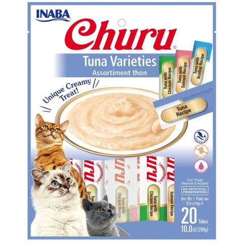 Inaba Churu Tuna Varieties Creamy Cat Treat - 20 Count