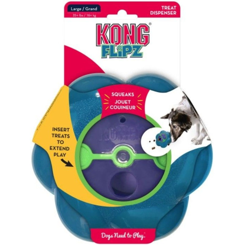 Kong Flipz Treat Dispensing Dog Toy Large - 1 Count