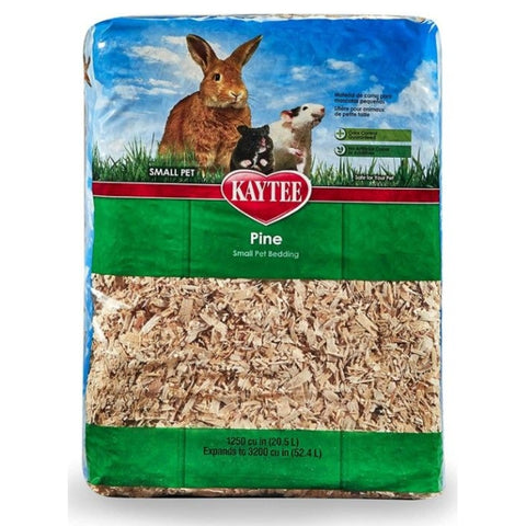 Kaytee Pine Small Pet Bedding - 1 Bag - (1,250 Cu. In. Expands To 3,200 Cu. In.)