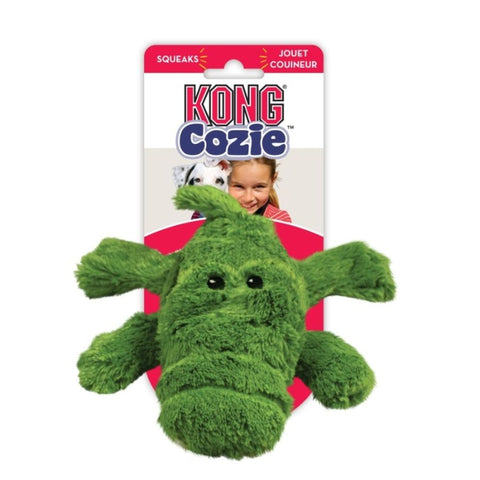 Kong Cozie Plush Toy - Ali The Alligator - Medium - Ali The Alligator