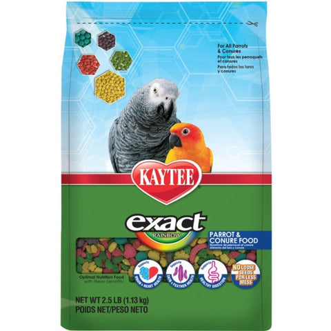 Kaytee Exact Rainbow Daily Diet - Parrot & Conure - 2.5 Lbs