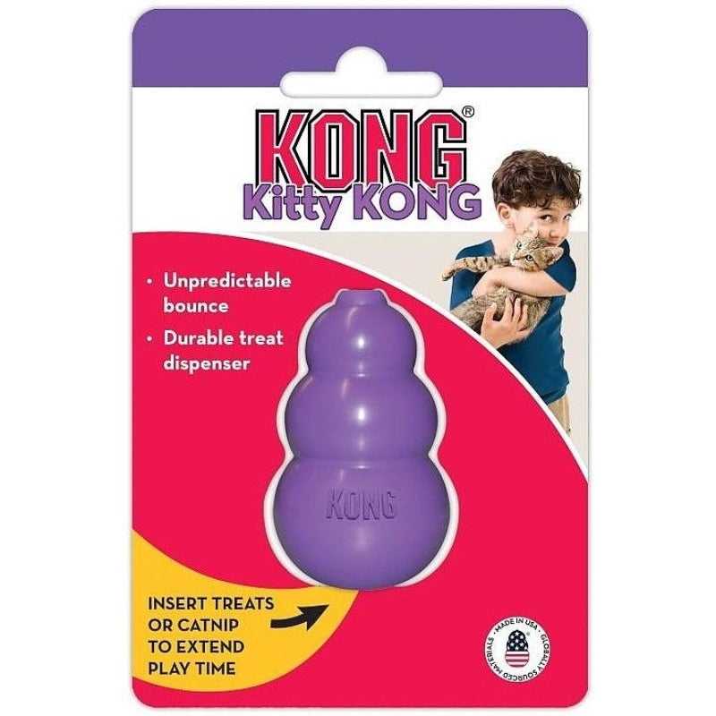 Kitty Kong Treat Dispensing Cat Toy - 1 Pack - (1.5in. Diameter X 2in. High)