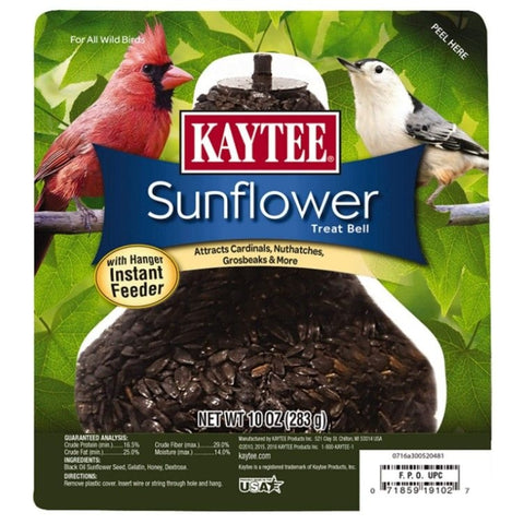 Kaytee Sunflower Treat Bell - 10 Oz