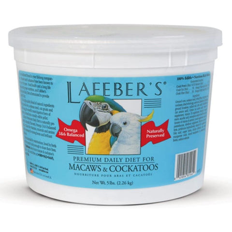 Lafeber Premium Daily Diet For Macaws And Cockatoos - 5 Lb