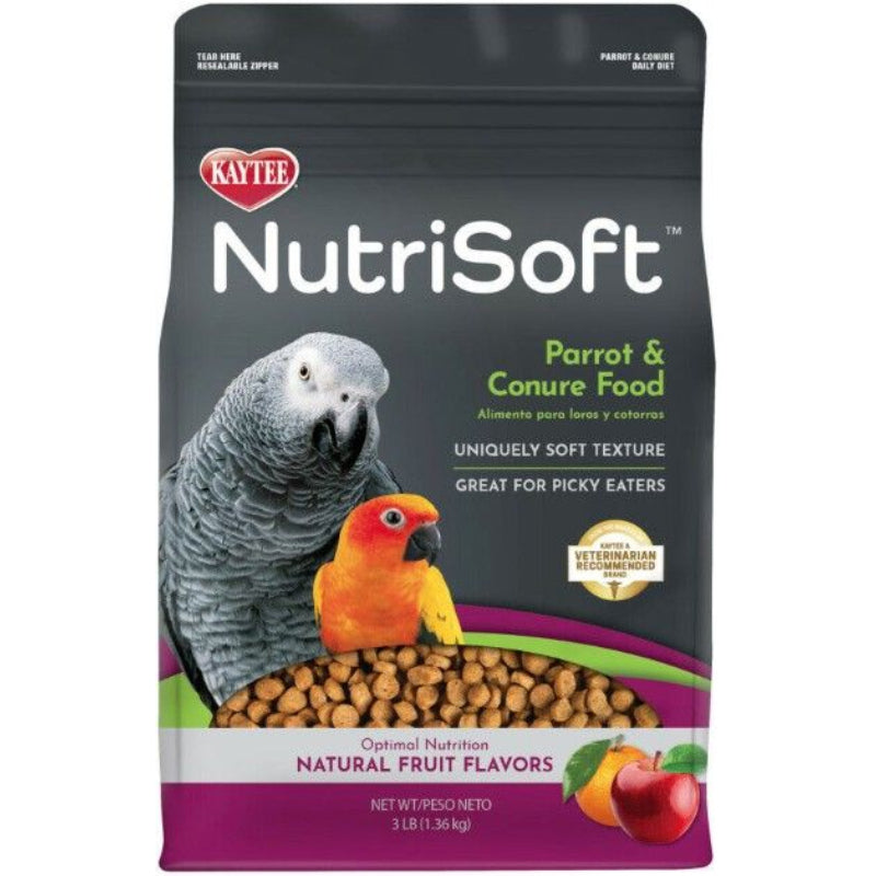 Kaytee Nutrisoft Conure And Parrot Food - 3 Lb