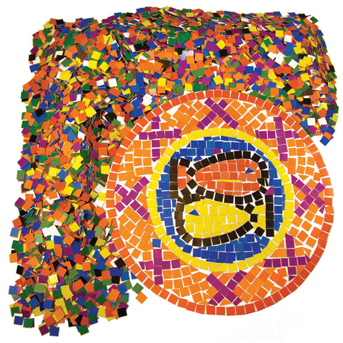 Double Color Mosaic Squares, 3/8", 10,000 Squares