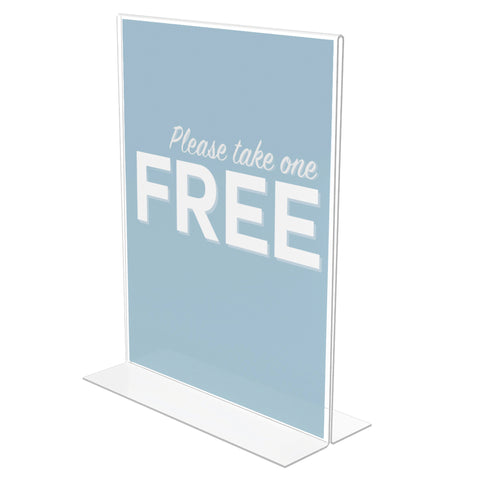 Classic Image® Stand-Up Sign Holder, Portrait