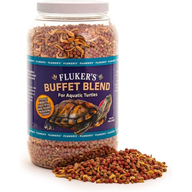 Flukers Buffet Blend For Aquatic Turtles - 4 Lbs