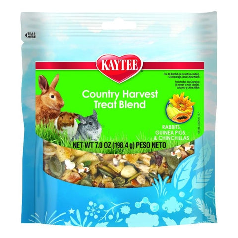 Kaytee Country Harvest Treat Blend - Rabbits, Guinea Pigs & Chinchillas - 8 Oz