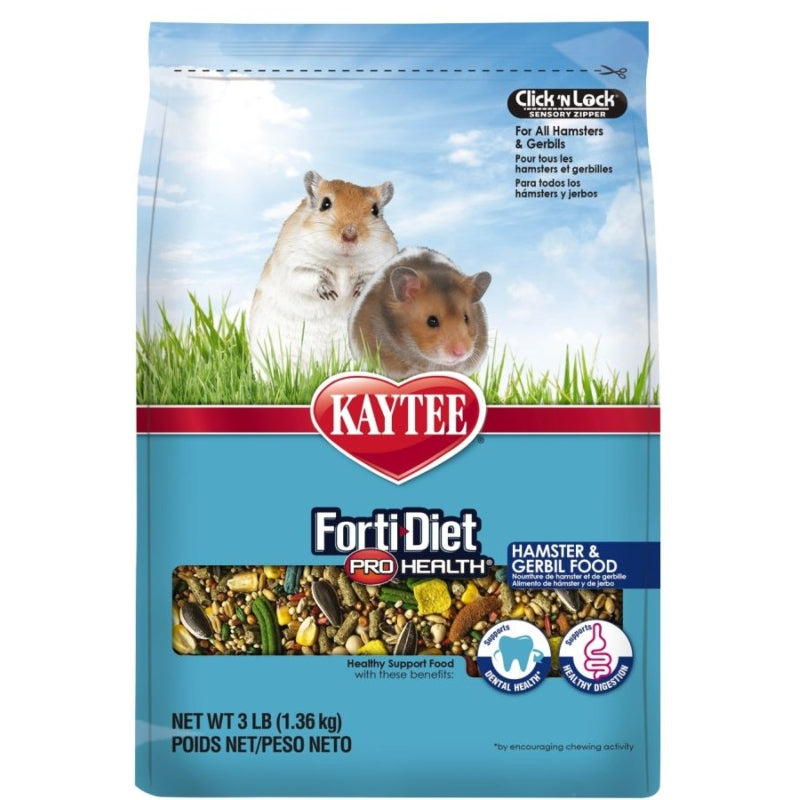 Kaytee Forti-diet Pro Health Hamster & Gerbil Food - 3 Lbs