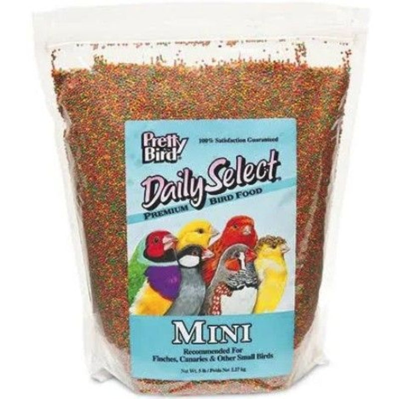 Pretty Bird Daily Select Premium Bird Food - Mini - 5 Lbs