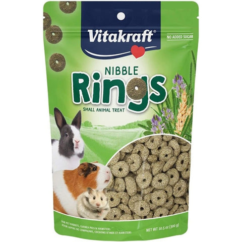 Vitakraft Nibble Rings Small Animal Treats - 10.5 Oz