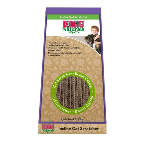 Kong Incline Cardboard Scratcher - 10.25in.l X 8.25in.w X 19.25in.h