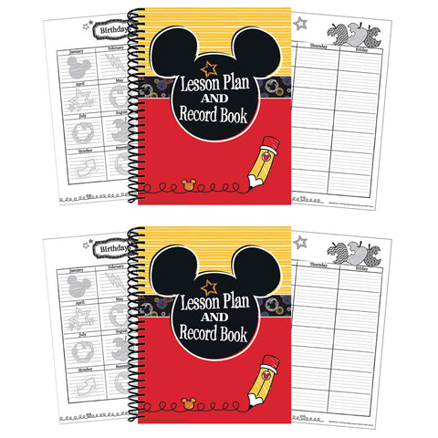 Mickey® Color Pop! Lesson Plan & Record Book, Pack of 2