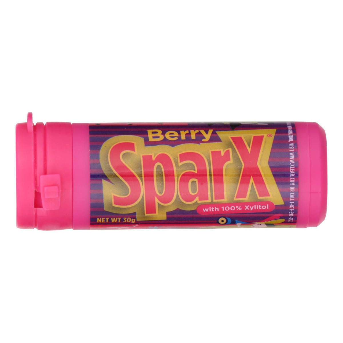 Sparx Candies - Berry - Xylitol - Case Of 6 - 30 Grm