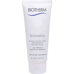 Biotherm Biomains Age Delaying Hand & Nail Treatmen - Water Resistantt--100ml/3.3oz