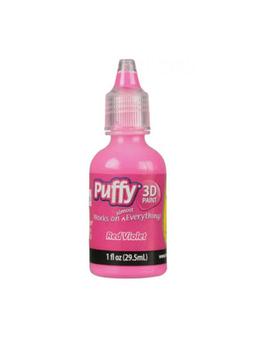 Puffy 1 fl oz Red Violet Multi-Surface 3D Paint (Available in a pack of 24)