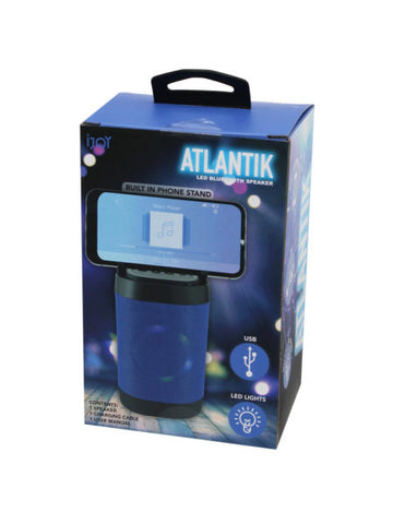 Ijoy atlantik led bluetooth speaker in blue (Available in a pack of 2)