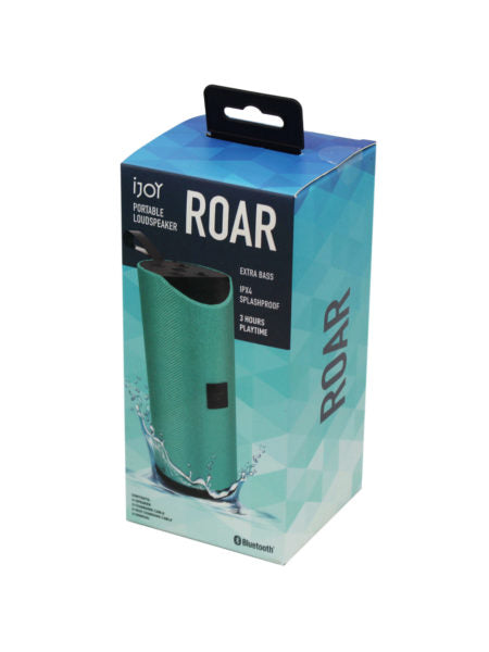 Ijoy roar exta bass splashproof portable bluetooth speaker i (Available in a pack of 2)