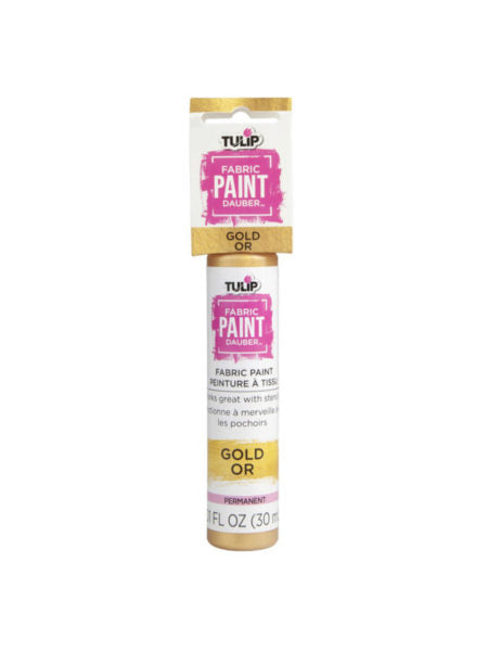 Tulip Gold 1oz Fabric Paint Dauber (Available in a pack of 22)