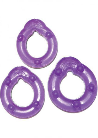 All American Triple Rings - Purple