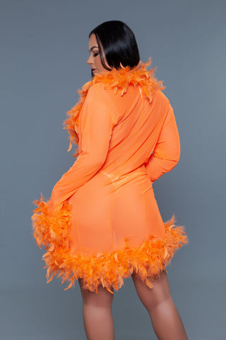 BW834SNOR Lux Robe Neon Orange