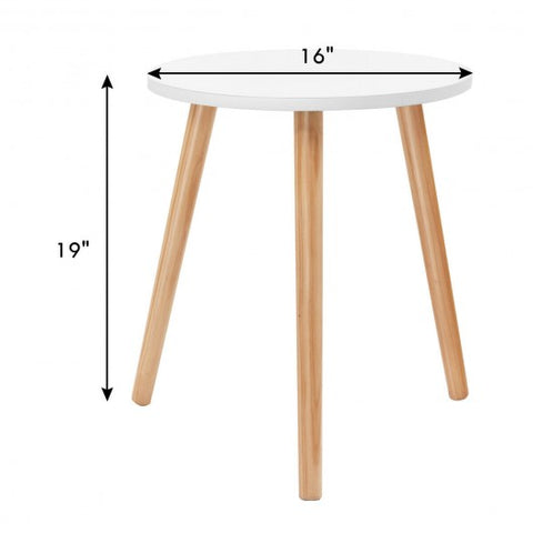 Small Modern Round Coffee Tea Side Table