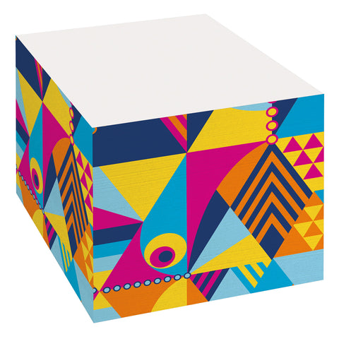 Notes Cube, 2.6 in x 2.6 in, Optimistic Brights Collection, 620 Sheets Per Cube, Pack of 3