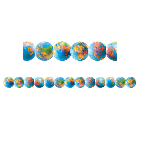 Globes Border, 36 Feet Per Pack, 6 Packs