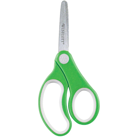 Soft Handle 5" Kids Scissors Classpack, Blunt, Pack of 12