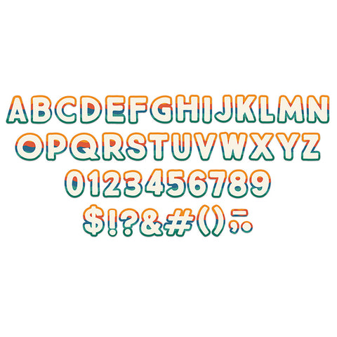 Adventurer Deco Letters, 179 Characters Per Pack, 3 Packs