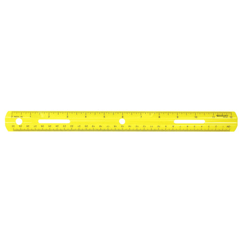 Plastic Ruler, 12", Pack of 36