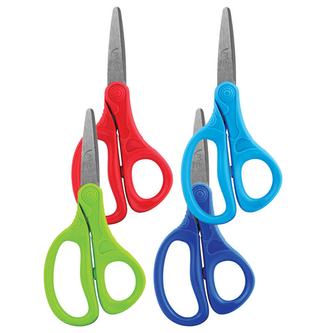 Essential 5" Kid Scissors, Pointed Tip, Pack of 12