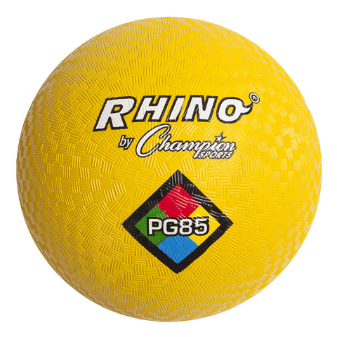 Playground Ball, 8-1/2", Yellow, Pack of 3