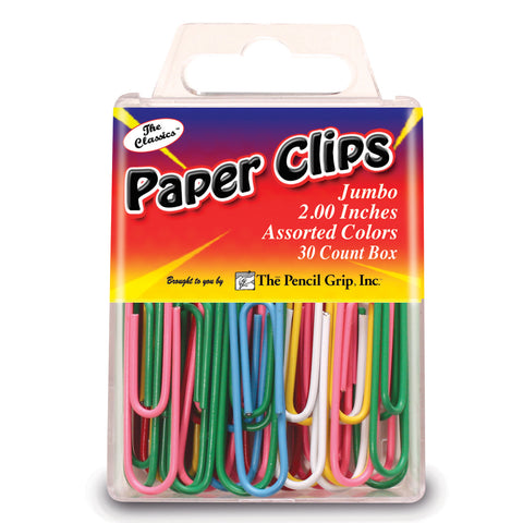 The Classics™ Paper Clips, 2", Assorted Colors, 30 Per Pack, 24 Packs