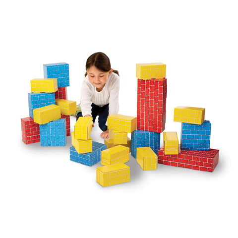 Jumbo Cardboard Blocks, 24-Piece Set